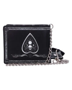 Spirit Board Brieftasche Mit Kette -Halloween Kostüme Rabatte ouija brett geldbeutel mit kette spirit board brieftasche mit kette ouija board wallet with chain gothic accessoire 50993 03