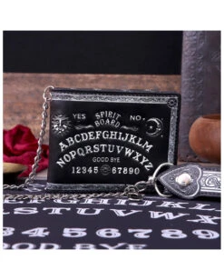 Spirit Board Brieftasche Mit Kette -Halloween Kostüme Rabatte ouija brett geldbeutel mit kette spirit board brieftasche mit kette ouija board wallet with chain gothic accessoire 50993 07