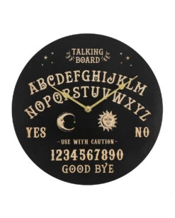 Wanduhr Mit Ouija Brett Motiv 28cm