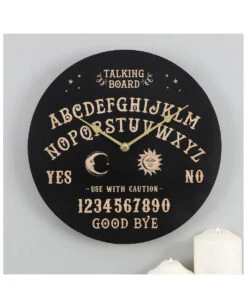Wanduhr Mit Ouija Brett Motiv 28cm 7 Wanduhr Mit Ouija Brett Motiv 28cm -Halloween Kostüme Rabatte ouija brett wanduhr talking board gothic wall clock gothic und halloween wohndeko und geschenke 51486 3