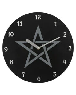 Wanduhr Mit Pentagramm 28cm