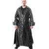 Piraten Gothic-Mantel Aus Kunstleder -Halloween Kostüme Rabatte piraten kunstldermantel piraten mantel gothi piratenmantel 29482