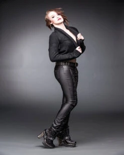 Grobstrick Bolero Schwarz