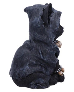 Reaper Katze Mit Totenschädel Ketten 16cm -Halloween Kostüme Rabatte reaper katze mit totenkopf ketten reapers feline with skull chain gothic deko geschenkartikel 53938 4