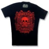 Red Skull And Bones T Shirt Gr. M -Halloween Kostüme Rabatte red skull and bones t shirt totenkopf shirt go1684 2