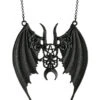 Schwarze Maleficent Gothic Halskette -Halloween Kostüme Rabatte schwarze gothic maleficent halskette black gothic maleficent pendant gothic schmuck 50588 01