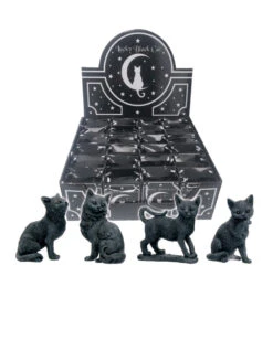 Schwarze Katze Talisman 9cm