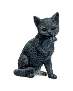 Schwarze Katze Talisman 9cm 11 Schwarze Katze Talisman 9cm -Halloween Kostüme Rabatte schwarze katze gluecksbringer schwarze katze talisman black lucky cat halloween tischdeko 50869 05