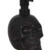 Schwarzer Totenschädel Seifenspender Aus Keramik -Halloween Kostüme Rabatte schwarzer totenkopf seifenspender black skull soap dispencer gothic wohnaccessoire 54281 01