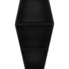 Schwarzes Sarg Regal Mit 2 Böden 50cm -Halloween Kostüme Rabatte schwarzes gothic sarg regal black gothic coffin shelf gothic wohnaccessoire gothic deko 50680 01