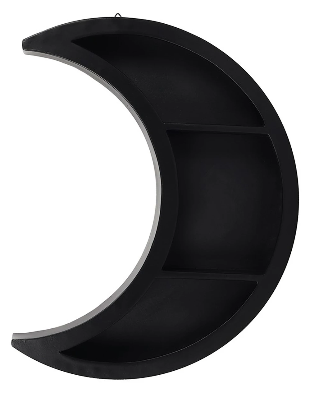 Schwarzer Halbmond Wandregal 42cm 3 Schwarzer Halbmond Wandregal 42cm
