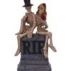 Skelett Brautpaar Auf Grabmal 17cm -Halloween Kostüme Rabatte skelett brautpaar auf grabstein skeleton wedding couple on tombstone skelett hochzeitspaerchen auf grabstein gothic deko 50837 01