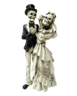 Skelett Brautpaar "Love Never Dies" 34cm