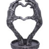 Knochenhand Mit Herz Schmuckhalter -Halloween Kostüme Rabatte skeletthand mit herz schmuckhalter skeleton hand with heart jewellery stand 50300 01