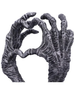 Knochenhand Mit Herz Schmuckhalter -Halloween Kostüme Rabatte skeletthand mit herz schmuckhalter skeleton hand with heart jewellery stand 50300 05