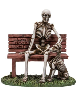 Skelett Figur Auf Gartenbank Mit Hund 12cm 9 Skelett Figur Auf Gartenbank Mit Hund 12cm -Halloween Kostüme Rabatte skeltt figur auf parkbank mit hund skeleton figure on park bench with dog skelett geschenkartikel 54686 04