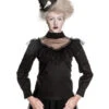 Spitzenbluse Mit Stehkragen -Halloween Kostüme Rabatte spin doctor gothic bluse gothic bluse mit spitze gothic fashion 660583