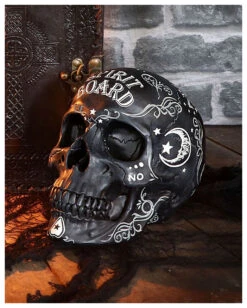 Spirit Board Ouija Totenkopf 15 Spirit Board Ouija Totenkopf -Halloween Kostüme Rabatte spirit board ouija totenschaedel hexenbrett skull deko spirit board wicca skull decor halloween und gothic deko 50985 7