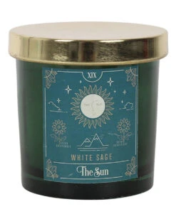 "The Sun" Tarot Kerze