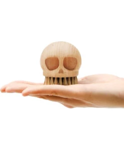 Totenkopf Handbürste -Halloween Kostüme Rabatte totenkopf gemuesebuerste totenkopf handwaschbuerste skull hand brush halloween homeware 54163 03