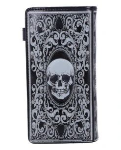 Totenkopf Tarot Geldbörse 18,5cm -Halloween Kostüme Rabatte totenschaedel tarot geldboerse totenkopf tarot geldbeutel skull tarot wallet gothic accessoire 51014 03