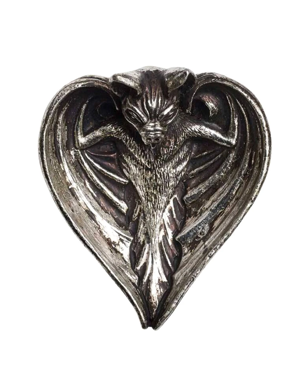 Fledermaus Mit Vampirzähnen Schmuckschale 9cm 4 Fledermaus Mit Vampirzähnen Schmuckschale 9cm – Bild 2