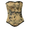 Landkarten Vollbrust Korsett -Halloween Kostüme Rabatte vollbrustkorsett landkarte steampunk corsage dracula clothing map corset 36882 1