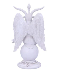 Weiße Baphomet Figur Mit Flügel 25cm -Halloween Kostüme Rabatte weisse lord baphomet figur white lor baphomet figurine gothic deko gothic wohnaccessoire 50948 03