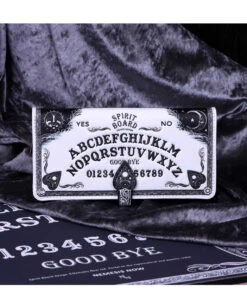 Weißer Ouija Brett Geldbeutel -Halloween Kostüme Rabatte weisse ouija brett geldboerse white spirit board purse gothic accessoire wicca accessoire 51135 07
